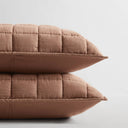 100% Linen - Full/Queen Linen Garment Washed Quilt Set - Clay - Harbor House - Quilts & Shams - Elite Enclave Home