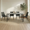 Parson - Small Marble Dining Table - Black - Moe's Home Collection - Dining Tables - Elite Enclave Home