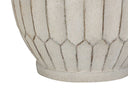 24" Geometric Table Lamp With Drum Shade - Cream - HomeRoots - Table Lamps - Elite Enclave Home