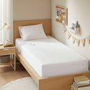 Nonwoven - Twin Long Heated Mattress Pad - White