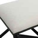 Andrews - Small Bench - White