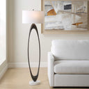 Sonic - Open Oval Floor Lamp - Bronze - Uttermost - Floor Lamps - Elite Enclave Home