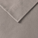 Cozy Flannel - King Sheet Set - Gray Solid