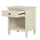 Victoria - One - Drawer Nightstand With Shelf - Antique Cream - Madison Park Signature - Accent Nightstands - Elite Enclave Home