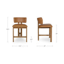 Morel - Leather Counter Stool - Brown - Moe's Home Collection - Counter Height (24" - 27") - Elite Enclave Home