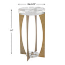 Kolkata - Accent Table - Brass