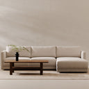 Bryn - Sectional Right - Oyster - Moe's Home Collection - Stationary Sectionals - Elite Enclave Home