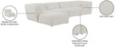Miramar - 5 Piece Modular Sectional - Meridian Furniture - Stationary Sectionals - Elite Enclave Home