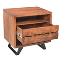 Madagascar - Nightstand - Brown - Moe's Home Collection - Accent Nightstands - Elite Enclave Home