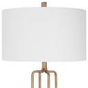 Link - Brushed Gold Floor Lamp