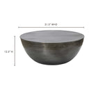 Conga - Coffee Table - Antique Zinc - Moe's Home Collection - Coffee Tables - Elite Enclave Home