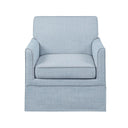 Paula - Slipcover Accent Armchair - Light Blue - 510 Design - Arm Chairs - Elite Enclave Home