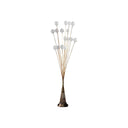 Contemporary Multi Light LED Floor Lamp - Golden Chrome - HomeRoots - Floor Lamps - Elite Enclave Home