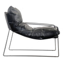 Connor - Leather Club Chair - Black - Moe's Home Collection - Club Chairs - Elite Enclave Home