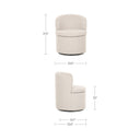 Dane - Swivel Chair - Beige - Moe's Home Collection - Swivel Chairs - Elite Enclave Home