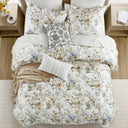 Herbal - Queen 6 Piece Print Oversized Comforter Set - Multi