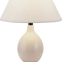 Contempo Bulb Ceramic Table Lamp - Beige