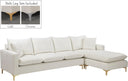 Naomi - Reversible Sectional - Meridian Furniture - Stationary Sectionals - Elite Enclave Home