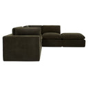 Cates - Dream Modular Sectional - Dark Green - Moe's Home Collection - Stationary Sectionals - Elite Enclave Home