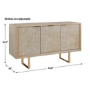 Maeva - 3 Door Cabinet - Light Wood