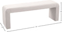 Minimalist - Bench - Meridian Furniture - Upholstered Benches - Elite Enclave Home
