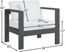 Nizuc - Outdoor Patio Arm Chair - Meridian Furniture - Arm Chairs- Elite Enclave Home