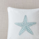 Maya Bay - Square Pillow - White - Harbor House Blue - Throw Pillows - Elite Enclave Home