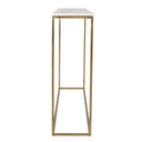 Redmond - Sofa Counter Table - Gold / White