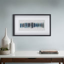 Cerulean Stones - Real Natural Agate Framed - Blue - INK+IVY - Framed Prints - Elite Enclave Home