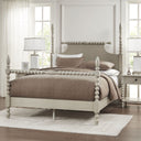 Beckett - Queen Turned Spindle Bed - Antique Cream - Madison Park Signature - Platform Beds - Elite Enclave Home