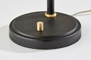 Metal Desk Lamp With Light Gray Cone Shade - Black And Gold - HomeRoots - Table Lamps - Elite Enclave Home