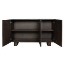 Phineas - 3 Door Modern Cabinet - Woodtone
