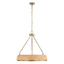 Ladakh - 9 Light Round Wicker Pendant - Gold - Uttermost - Pendant Lighting- Elite Enclave Home