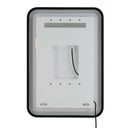 Crofton - Vanity Mirror - Black & Pearl Silver