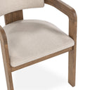 Labelle - Dining Armchair - Beige / Dark Brown - Classic Home - Arm Chairs - Elite Enclave Home