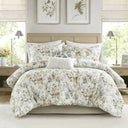 Herbal - California King 6 Piece Print Oversized Comforter Set - Multi - Harbor House Blue - Comforters & Sets - Elite Enclave Home