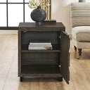 Barrett - Oak Cabinet - Dark Charcoal - Uttermost - Accent Cabinets - Elite Enclave Home