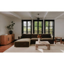 Bryn - Sectional Left - Cedar Green - Moe's Home Collection - Stationary Sectionals - Elite Enclave Home