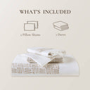 Nile - 3 Piece King/California King Sateen With Embroidery Duvet Set - Multi