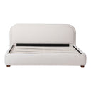 Colin - King Bed - Oatmeal - Moe's Home Collection - Upholstered Beds - Elite Enclave Home