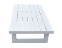 Aluminum Outdoor Coffee Table - White