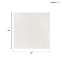 Sunburst - 100% Hand Painted Dimensional Wall Decor - White - Madison Park Signature - Canvas Art - Elite Enclave Home