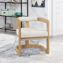 Manchester - Dining Chair - Natural Frame - Meridian Furniture - Arm Chairs - Elite Enclave Home