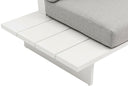 Maldives - 5 Piece Water Resistant Outdoor Patio Modular Sectional With White Base - Meridian Furniture - Stationary Sectionals - Elite Enclave Home