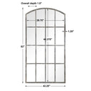 Amiel - Arched Mirror - Ivory