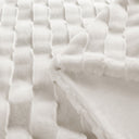 Vivienne - Faux Fur Throw - Ivory - Madison Park - Throws - Elite Enclave Home