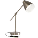 LED Adjustable Desk Lamp - Brushed Silver