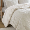 Riordan - Full/Queen Cable Knit Comforter Set - Ivory - Madison Park - Comforters & Sets - Elite Enclave Home
