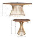 Mercer - Oval Dining Table - Bronze - INK+IVY - Dining Tables - Elite Enclave Home
