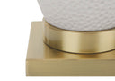 Ceramic Urn Table Lamp With Cream Empire Shade - Gold And White - HomeRoots - Table Lamps - Elite Enclave Home
